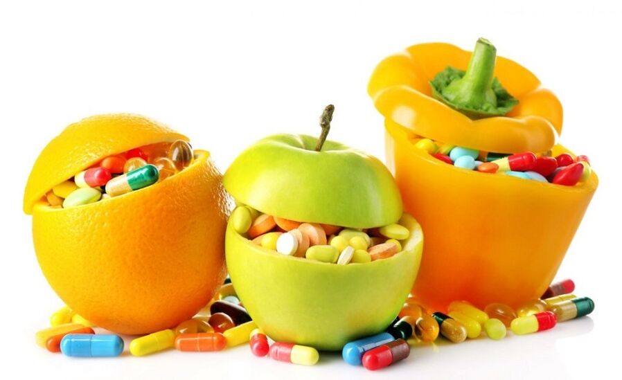 vitamines voor potentie in groenten en fruit